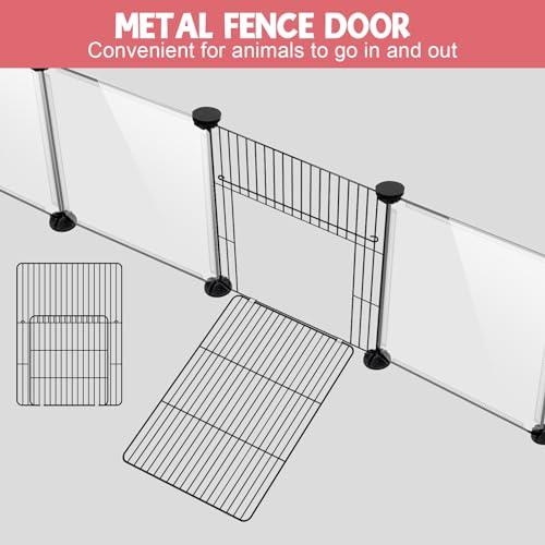 VISCOO 20 Panels Small Animals Playpen, 48x24x16 Pet Playpen