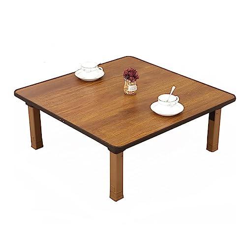 Japanese-Style Square Folding Tea Coffee Table, Low Table, Dining Table, Study Table, Small Desk, for Tatami Sitting On The Floor Bedroom Bay Window Tea Room (Size : 70x70cm)
