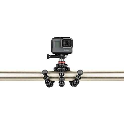 Joby GorillaPod 500 Action, Tripod for Action Cameras, GoPro and Video Cameras, for Content Creation, Vlogging, Live Streaming, TIK Tok,Black