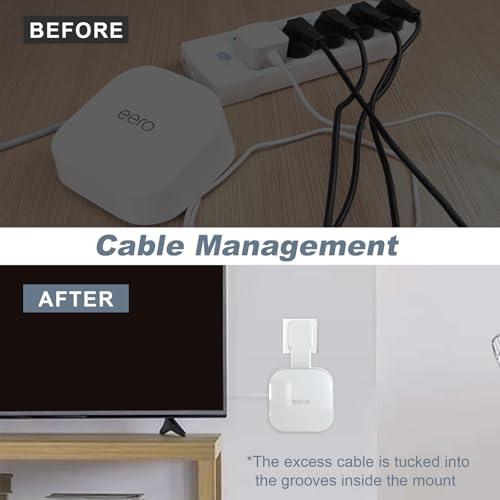 Outlet Wall Mount Compatible with eero 7, 3 Pack