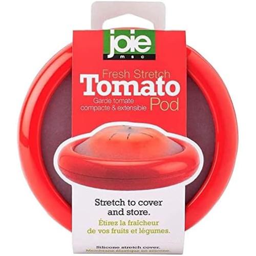Joie Fresh Stretch Pod for Tomatoes, LFGB Approved, One Size, Red (1 Pack/ Tomato)
