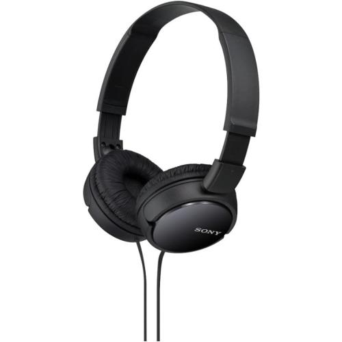 Sony ZX Series Wired On-Ear Headphones, Black MDR-ZX110