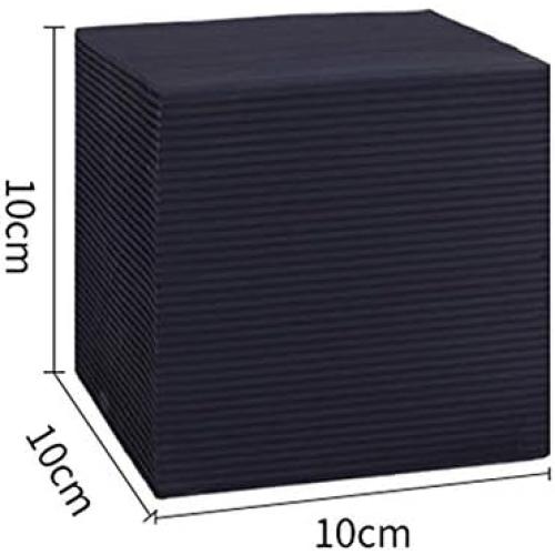 Gigicloud 1PCS Activated Carbon Aquarium Filter, Cube Honeycomb Structure Charcoal Deodorant Fish Tank Water Purifier Activated ​Charcoal Cubes for Pools Water Purification
