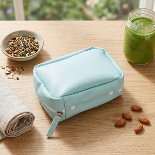Medication Organizer, 14 Color Coded Pouches (Green)