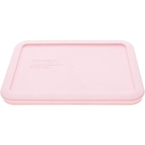 Pyrex 7210  Glass Dish & 7210-PC Loring Pink Lid (2-Pack) - Made in USA
