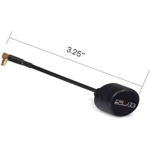 CORONIR LHCP MMCX FPV Antenna Compatible Transmitter for FPV Drone, Long Range Quadcopter Drone 2 Pack