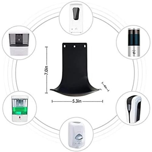 Drip Tray for Wall Mounted Soap Dispenser, Prevent Dripping and Spraying, Dispenser Stand, Black