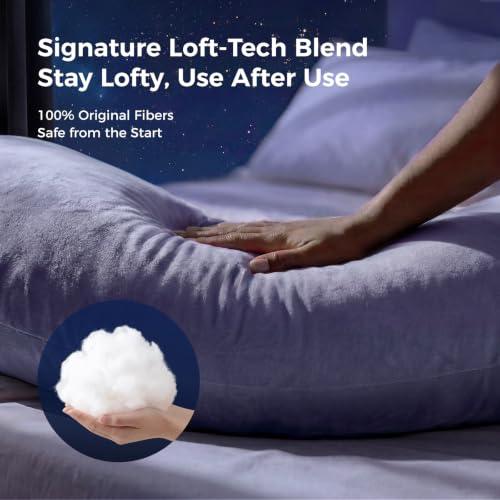 Momcozy Pregnancy Pillow for Sleeping - U Shaped Full Body Maternity Pillow