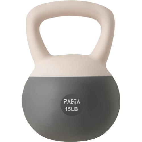 PAETA Soft Kettlebell for Home Fitness – Anti-Slip Grip & Wide Handle Design,Soft Kettlebell Set, Gentle Floor-Friendly Impact – 10lbs, 15lbs, 20lbs, for Home Functional Training