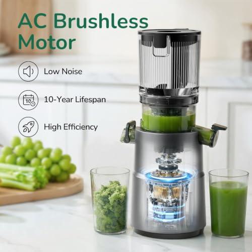 Canoly 2-in-1 Cold Press Juicer C03, Makes Juice & Nut Milk