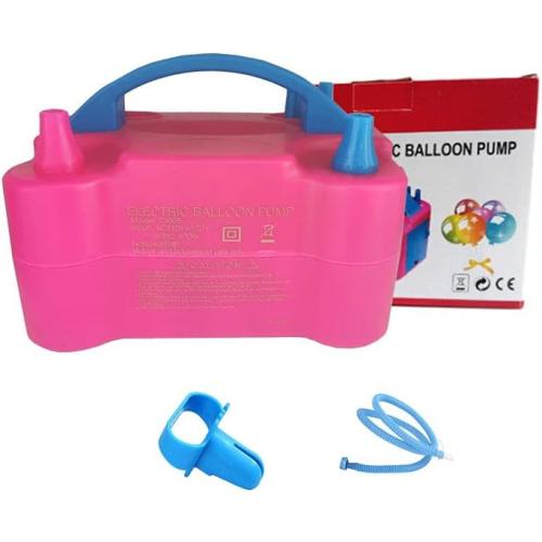 Balloons Air Pump Sohapy Dual-Nozzle Portable Electric Balloon Blower Pump/Electric Balloon Inflator for Decoration (110-120V 600W)
