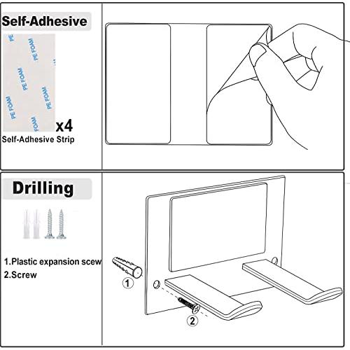 XIGOO Self Adhesive Hair Dryer Holder Wall Mounted
