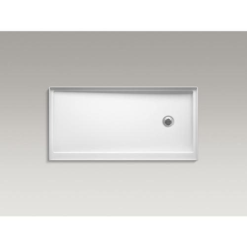 KOHLER 60 x 30 shower base with right-hand drain