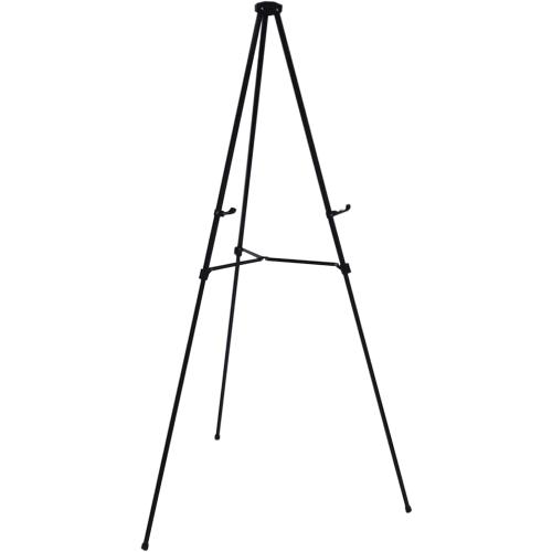 Lightweight Aluminum Telescoping Display Easel, 70 Inches, Black (4)