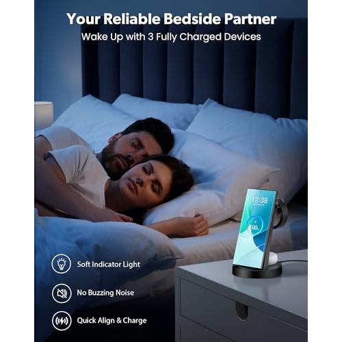 Wireless Charger for Samsung: 3 in 1 Wireless Charging Station
