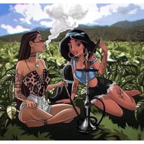 Complete Hookah Set with Everything - 4 Hookah Hose Portable Glass Hookahs Set with Washable Clay Hooka Bowl Coal Tongs Silicone Bong Aluminum Stem with Diffuser for Narguile Smoking