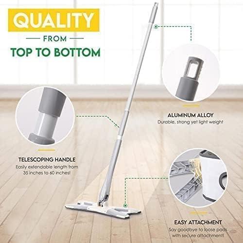 Whirlwind Dust Collector Floor Surface Cleaning Mop Automatic 360 Degree Rotating Spin Brush Hand Push Sweeper Broom for Home Office