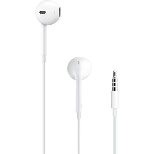 Apple EarPods Headphones with 3.5mm Plug, Wired Ear Buds with Built-in Remote to Control Music, Phone Calls, and Volume