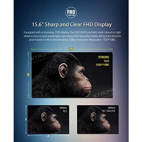 17.3”  Roof Mount Monitor Inch ,Video Car Overhead Player Roof Mounted Monitor HDMI  ( no test )