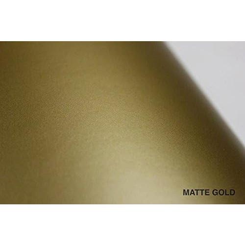 VViViD Matte Metallic Pearl Gold Vinyl Wrap Roll with Air Release Technology (3ft x 5ft)