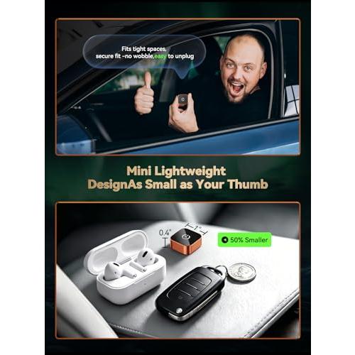 2026 Wireless CarPlay & Android Auto Adapter, 2-in-1 Mini Adapter for iPhone & Android, for USB-A/USB-C, Plug & Play, Fast Reconnect, Low Latency, Works with Most Cars with Wired CarPlay/Android Auto