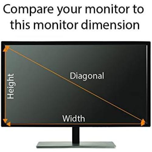 Premium Anti Blue Light and Anti Glare Screen Protector (3 Pack) for 24 Inches Widescreen Desktop Monitor. Filter Out Blue Light and Relieve Computer Eye Strain to Help You Sleep Better