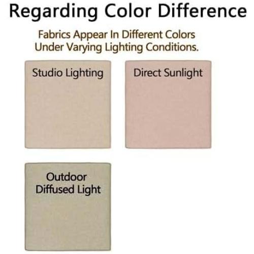 14Pcs Patio Cushion Covers Replacement Splashproof UV-Resistant Inelastic Covers with Zippers, Max Compatible 25.6x25.6x4inch Patio Cushion, for 7 Pcs Outdoor Patio Furniture Sets