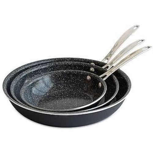 Viking 3 piece skillet set 8in,10in,12in