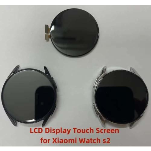 YOOOKOOO LCD Display Touch Screen for Xiaomi Watch S2 42mm 46mm LCD Display Touch Screen Panel Digitizer Assembly Replacement (S2 42mm Black)