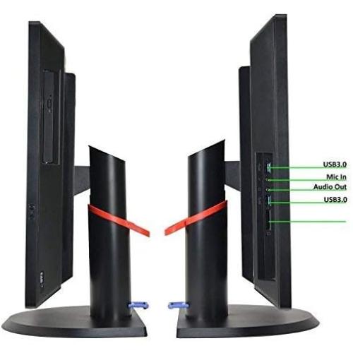 Lenovo ThinkCentre M93Z 23in FHD All-in-One AIO Premium Flagship Desktop Computer, Intel Quad Core i5-4570S up to 3.6 GHz, 8GB RAM, 500GB HDD, DVD, WiFi, Windows 10 Professional (Renewed)