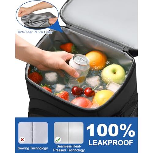 Pritent Backpack Cooler Insulated Cooler Backpack Beach Cooler Bag