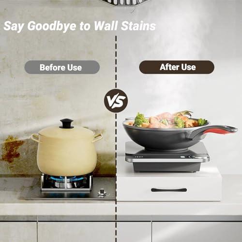 Noodle Board Stove Cover with Handles, Gas Stove Cover Board Carbon Steel Stove Top Covers for Gas and Electric Stove Range Expanding Kitchen Space (White, 15.7Lx19.7Wx2.7H)