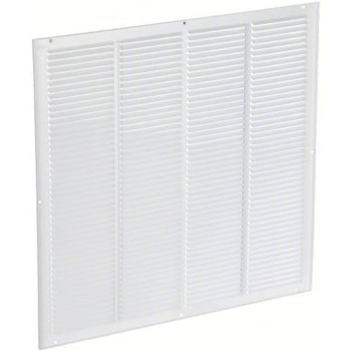 24 x 24 White Steel Return Air Grille HVAC Vent Cover Grill for Wall, Sidewall and Ceiling, Air Return Vent Covers, Outside Dimensions: 25.75W x 25.75H