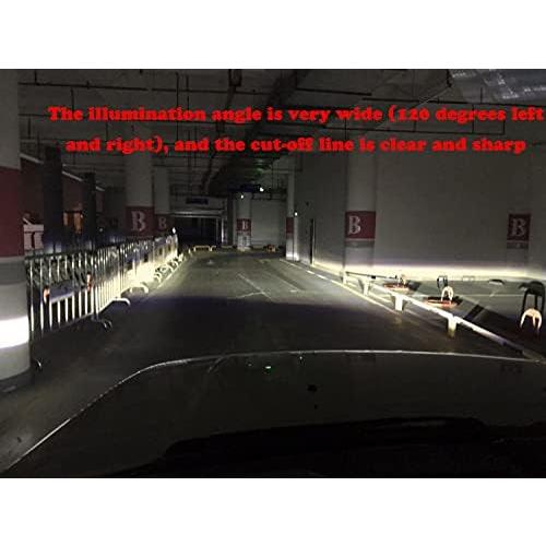SIEMID New Generation LED Fog Light Assemblies – Upgrade for Toyot.a Camry, Corolla, Yaris, Auris, Prius, Avalon, Matrix, Solara 2006 2007 2008 2009 2010 2011 2013 2014 2015 2016 2018 2019 H8/H9/H11