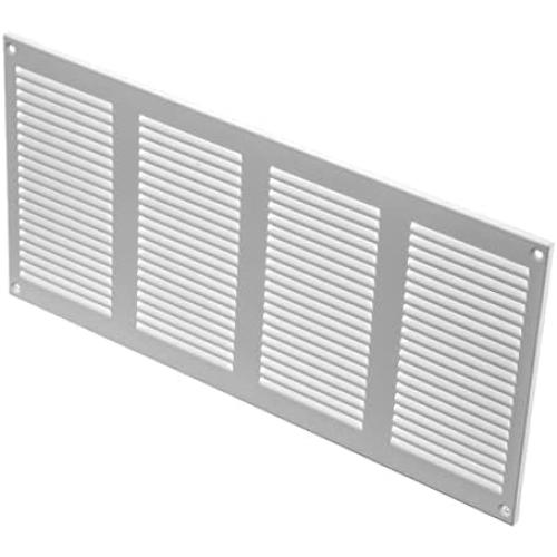 2pk Repa Market White Air Vent Cover 16 x 8 Inch (Outer Dimensions) - Steel Return Air Grilles - for Ceiling and Sidewall - HVAC - with Protection Screen (15.74'' x 7.87'' Inch)