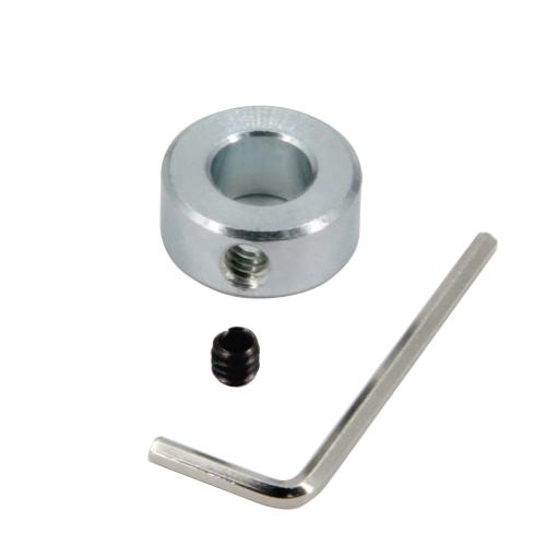 1/2 Bore Shaft Collar with Zinc Plated Solid Steel Style Set Screw Shaft Collars for Machinery and Industrial Use, 8pcs/Pack (Silver-1/2)❗MAY HAVE MISSING PIECES❗