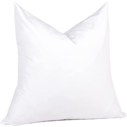 puredown® 30 x 30 Feather Down Throw Pillow Insert, 1 Pack Euro Pillow for Decorative Bed Cushion Couch Sofa