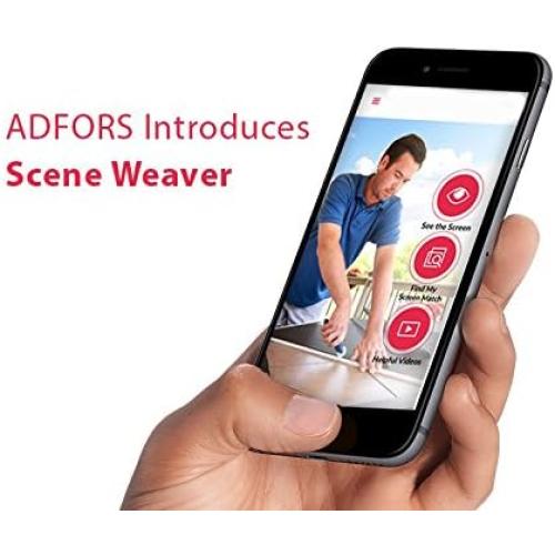 Saint-Gobain ADFORS Standard Screen, 48 Inches x 84 Inches Roll - Replacement Screen for Windows and Doors - Charcoal