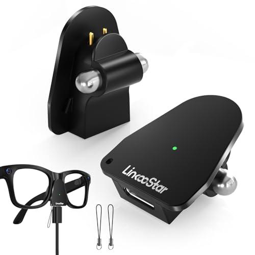2Pack Charging Adapter for RayBan Meta Smart Glasses Charger (Gen1 & Gen2)