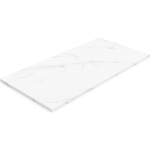 Rectangular Wood Table Top, 48x24x1 in Solid One-Piece Workbench Top | Wood Table Top Particle Board For Standing Desk, Home Office DIY Countertop, Washer Dryer, Coffee Bar And Workbench Use