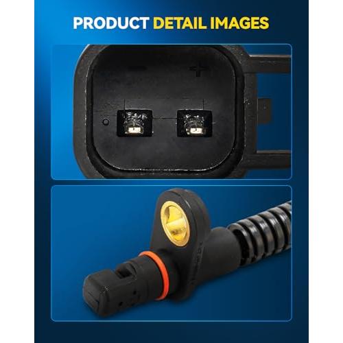 PHILTOP 2PCS ABS Wheel Speed Sensor Rear Left Right Fit for Town & Country