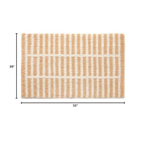GIB Bathroom Rugs 32x20, Extra Soft Absorbent Bath Mat for Bathroom Floor