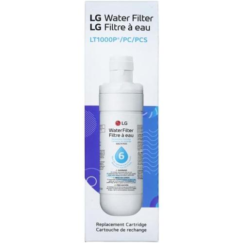 LG LT1000P - 6 Month / 200 Gallon Capacity Replacement Refrigerator Water Filter (NSF42, NSF53, and NSF401) ADQ74793501, ADQ75795105, AGF80300704, or AGF80300705 White