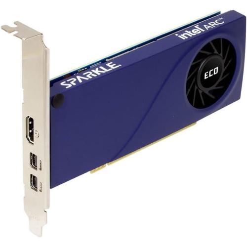Sparkle Intel Arc A310 ECO, 4GB GDDR6, 50W TBP, Short Bracket is Included, Low-Profile, Single Fan, Single Slot, HDMI x1, Mini DisplayPort x2, SA310C-4G