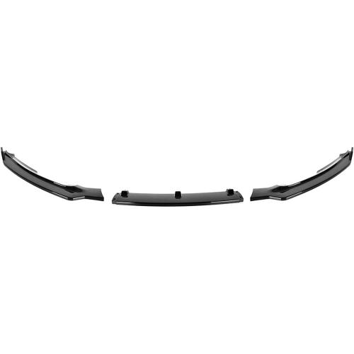 MotorFansClub 3pcs Front Bumper Lip Fit for Ford Fusion Mondeo 2017-2019 | Glossy Black, Front Splitter Spoiler Protection Trim