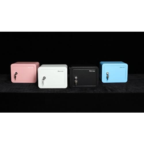 Marcree 0.23 Cub Safe, Small Safe Box with Key, Mini Safe for Kids