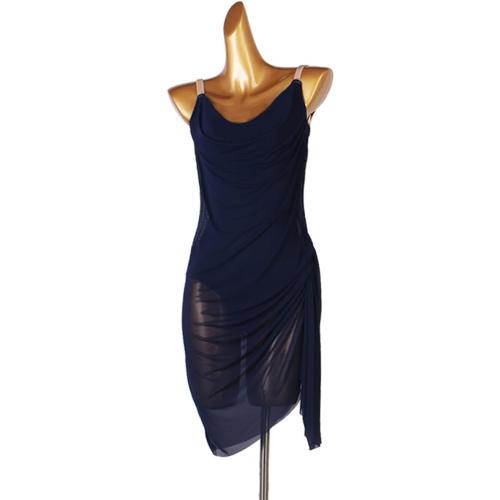 Size M...Women Sleeveless Wrap Adult Lyrical Dance Dress Modern Contemporary Costume Ballroom Dance Training Dress