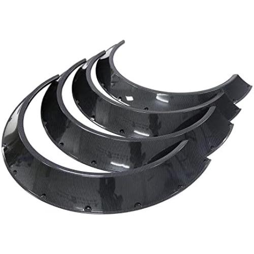 4Pcs 840mm Carbon Fiber Color Car Fender Flares Extra Wide Body Wheel Arches
