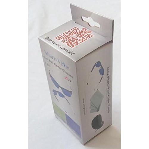A99 E-BW Golf Ball Finder Glasses with Storage Box, Course Use Only
