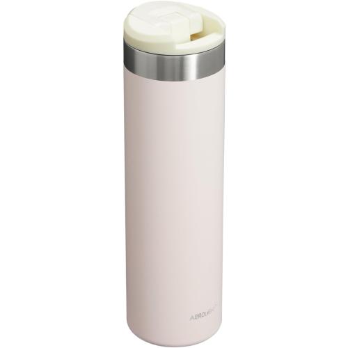 Stanley AeroLight Transit Bottle 20 oz | Locking Drink Through Lid | Leak Resistant Water Bottle or Coffee Travel Mug | Lightweight Insulated Stainless Steel | BPA-Free | Rose Quartz